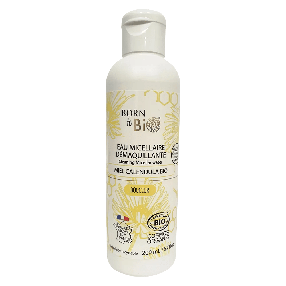 Eau Micellaire Démaquillante Miel Calendula - Certifiée Bio - pets & baby productspets & baby productsEau Micellaire Démaquillante Miel Calendula - Certifiée Bio - 0200 mL