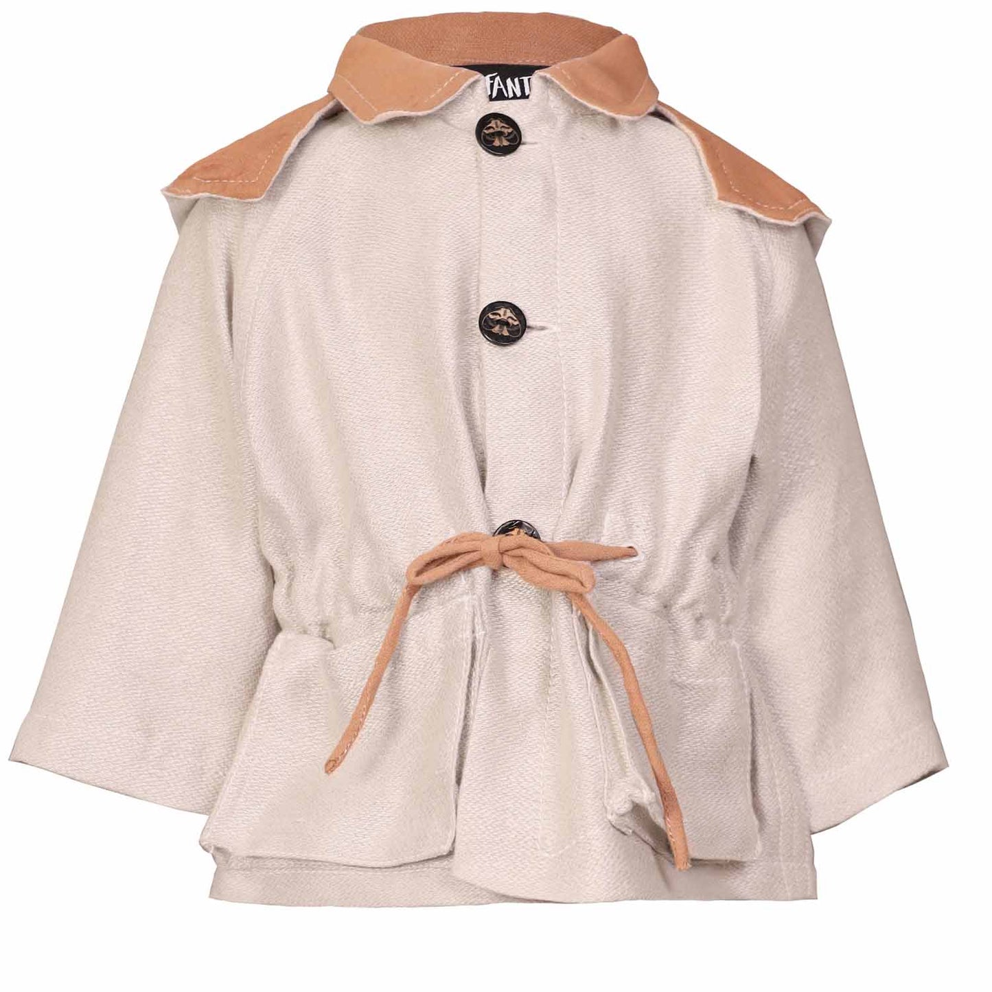 Beige Baby Jacket with Hood - pets & baby productspets & baby productsBeige Baby Jacket with Hood - 068 / 6 mths