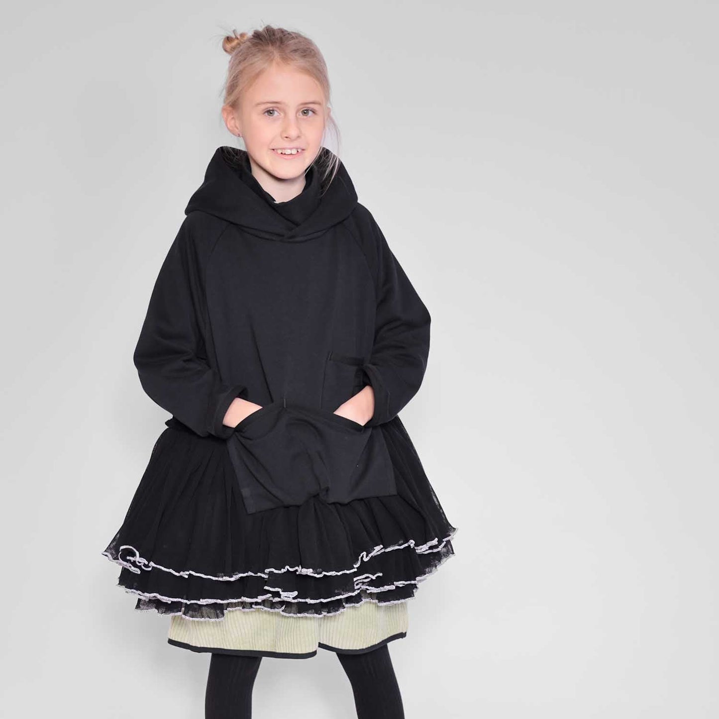 Black Designer Hoodie for Kids - pets & baby productspets & baby productsBlack Designer Hoodie for Kids - 1116 / 6 years