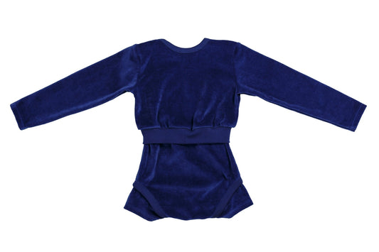 Blue Velvet Bodysuit - pets & baby productspets & baby productsBlue Velvet Bodysuit - 068 / 6 mths