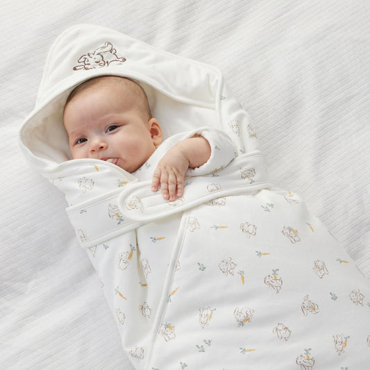 Cute Rabbit Extra Warm Cotton Baby White Swaddle Wrap - pets & baby productspets & baby productsCute Rabbit Extra Warm Cotton Baby White Swaddle Wrap - 0