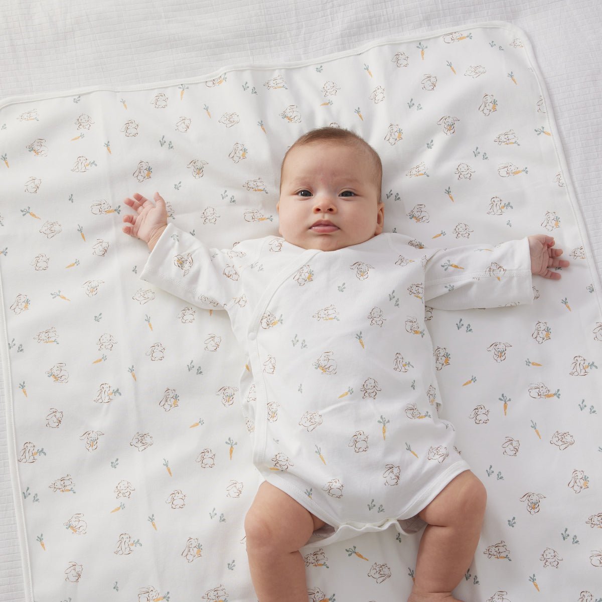 Cute Rabbit Waterproof Baby White Changing Mat - pets & baby productspets & baby productsCute Rabbit Waterproof Baby White Changing Mat - 1