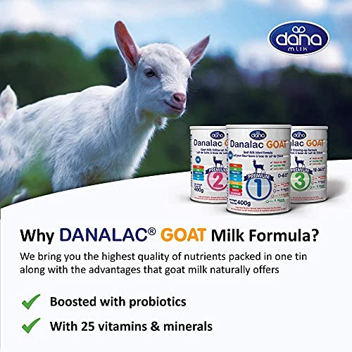 Danalac Goat Milk Follow - On Formula 400g Stage 2 Baby Milk Powder for Infants and Toddlers Age 6 - 12 Months (Pack of 1) - pets & baby productspets & baby productsDanalac Goat Milk Follow - On Formula 400g Stage 2 Baby Milk Powder for Infants and Toddlers Age 6 - 12 Months (Pack of 1) - 4