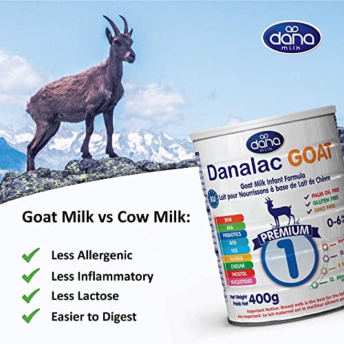 Danalac Goat Milk Infant Formula 400g Stage 1 Baby Milk Powder for Infants and Toddlers Age 0 - 6 Months (Pack of 2) - pets & baby productspets & baby productsDanalac Goat Milk Infant Formula 400g Stage 1 Baby Milk Powder for Infants and Toddlers Age 0 - 6 Months (Pack of 2) - 4