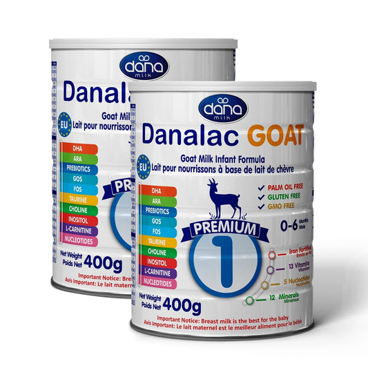 Danalac Goat Milk Infant Formula 400g Stage 1 Baby Milk Powder for Infants and Toddlers Age 0 - 6 Months (Pack of 2) - pets & baby productspets & baby productsDanalac Goat Milk Infant Formula 400g Stage 1 Baby Milk Powder for Infants and Toddlers Age 0 - 6 Months (Pack of 2) - 0