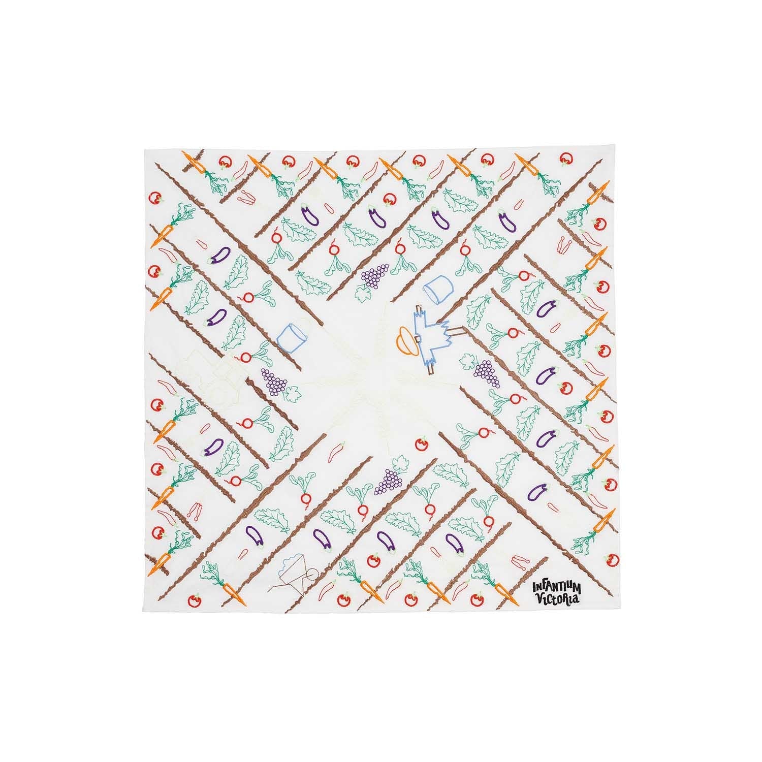 Off - White Bandana with Embroidery - pets & baby productspets & baby productsOff - White Bandana with Embroidery - 0104 / One size